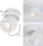 Llambë Paulmann Spircle, 8W LED, 3000K, e bardhë