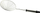 Lugë rrjete kuzhine Strainer Spoon, çelik inox, 35x12cm, argjendtë