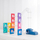 Set blloqesh magnetike Connetix Ball Run Launcher, me lëshues, 47 copë