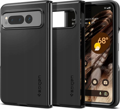 Këllëf telefoni Spigen Thin Fit për Google Pixel Fold, mbrojtës, i zi