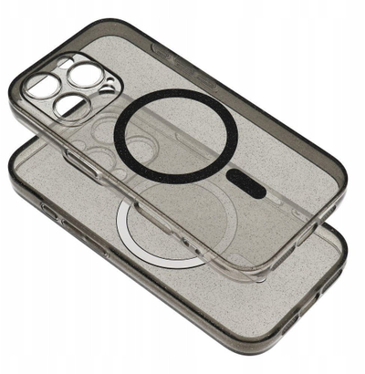 Kapak MagSafe për iPhone 15 Pro Max, transparent, me mbrojtje kamere