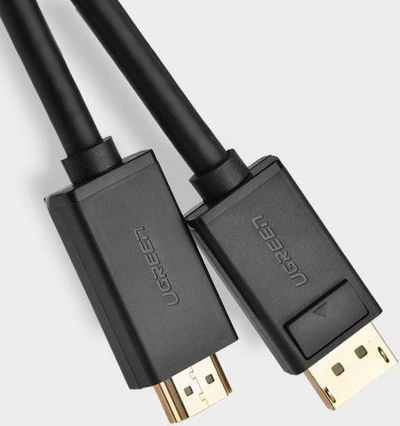 Kabllo Ugreen DisplayPort në HDMI, 1.5m, 4K, e zezë