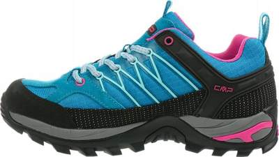Atlete trekking për goca CMP Rigel Low Wmn W 3Q54456-16HL, membranë Clima Protect, taban CMP Full On Grip, të zeza me rozë