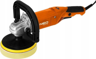 Poliruese rrotulluese Neo Tools 04-701, 900W, disk 150mm, portokalli
