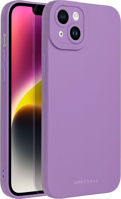 Mbrojtëse telefoni Roar Luna për iPhone 14 Plus, TPU, super e hollë, lejla pastel