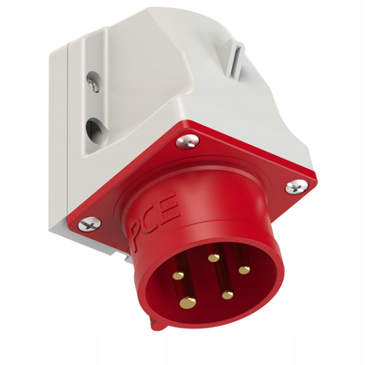 Prizë murale industriale PCE 525-6, 32A 5P, 400V IP44, e kuqe