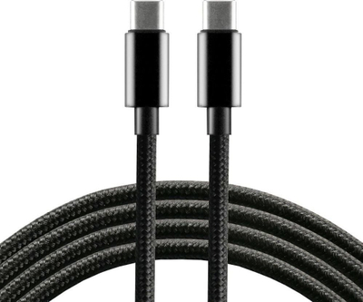 Kabllo USB EverActive CBB-1PD3, USB-C në USB-C, 60W, 1m, e zezë