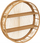 Raft muror Atmosphera Inacio Bamboo, 70 cm, bambu dhe dru, bezhë