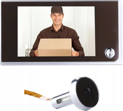 Sy elektronik dere MBG LINE, LCD 3.5", kënd 120°, i zi