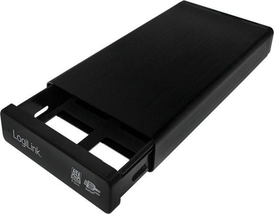 Kuti e jashtme HDD LogiLink UA0284, 3.5" SATA, USB 3.0, e zezë