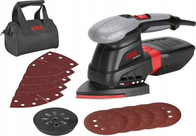 Ексцентрична шмиргла Skil 7220 AC, 250W, 125mm, црвена
