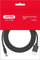 Kabllo USB Unitek Y-C495BK, USB-A në DC 3.5 mm, 1 m, e zezë