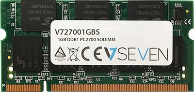 Memorie RAM për laptop V7 V727001GB, 1GB DDR1, PC2700 333MHz