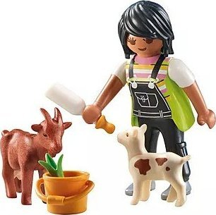 Set lojrash Playmobil Farm Simulation, dhi me kec, shumëngjyrësh