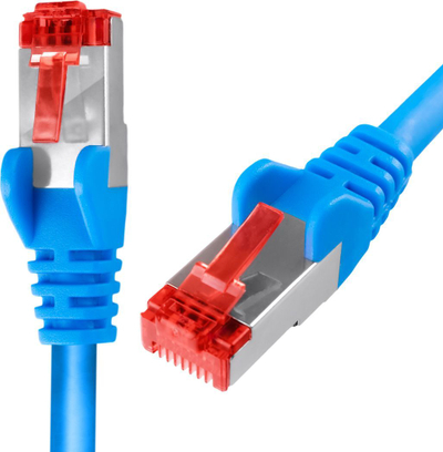 Kabllo Spacetronik RJ45 CAT 6 S / FTP AWG27 LSZH, 30m, blu