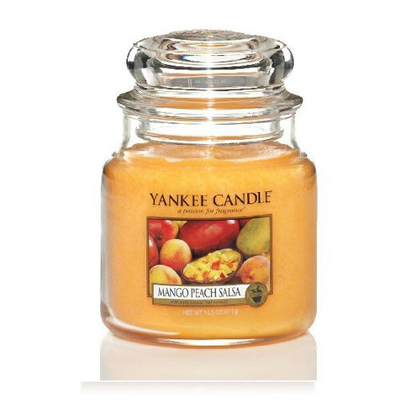 Qiri aromatik Yankee Candle Mango Peach Salsa, 411 g