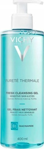 Xhel pastrimi për fytyrë Vichy Purete Thermale, me niacinamide, për lëkurë delikate
