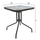 Set ngrënieje 3-pjesësh FIGO metalike & 2 karrige të palosshme (HM21035), gri