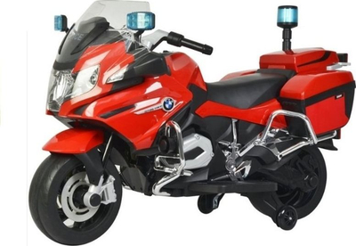 Motoçikletë elektrike për kalamaj Lean Sport BMW R1200 Police, 12V, 45W, e kuqe