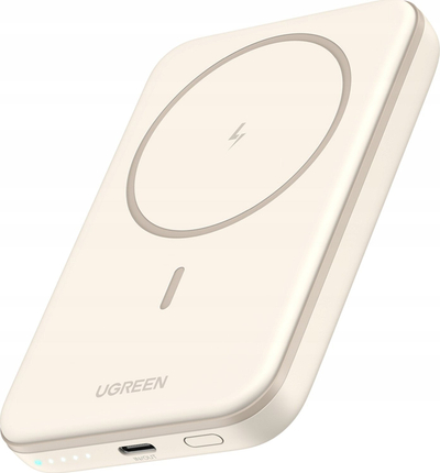 Power bank Ugreen 25207, 5000 mAh, karikim wireless, e zezë