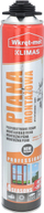 Пенка за монтажа полиуретанска Polyurethane Gun Assembly Foam, 750ml, жолта