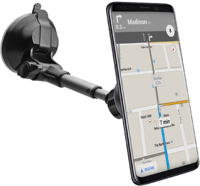 Mbajtës telefoni për makinë Sbs Telescopic Car Mount, universal, me krah teleskopik, i zi