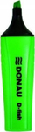 Markeri Donau Highlighter D-Text, florescent, jeshil