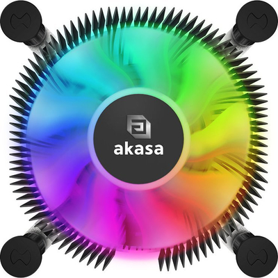 Ftohës CPU Akasa Vegas Chroma ILG, low profile, ventilator 75mm PWM, me drita RGB