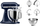 Mikser planetar KitchenAid 5KSM175PSEIB, 300W, 4.8L, blu