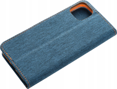 Kapak telefoni OEM Canvas Book për Xiaomi Redmi 13C POCO C65, me portofol, magnetik, blu navy