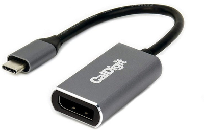 Adapter CalDigit USBC-DP14, USB-C në DisplayPort, i argjendtë