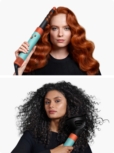 Стилизатор за коса Dyson Airwrap ID Multistyler Curly, 1300W, Bluetooth, сино портокалова