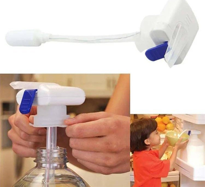 Dispenser automatik për ujë dhe pije AG910, me bateri, plastikë e bardhë