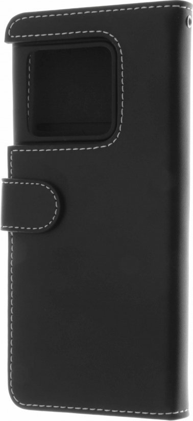 Këllëf flip Insmat për OnePlus 10 Pro, lëkurë e vërtetë, i zi