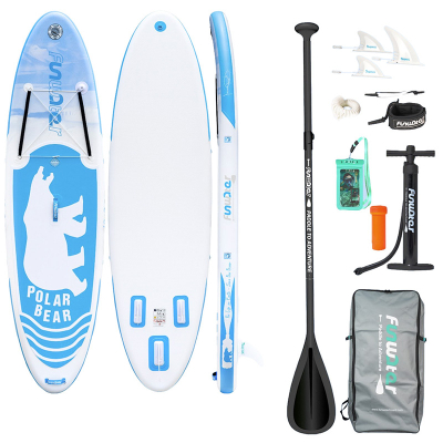Dërrasë fryrëse SUP FunWater SUPFW07A, set me pompë dhe lopatë, blu