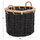 Kosh dyshemeje 2-pjesësh Potts Φ61+Φ45cm (HM4379), zezë