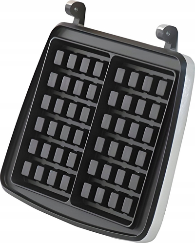 Makine waffle Dezal 301.7 Profi XL, 1300W, pllaka mos-ngjitëse, e kuqe