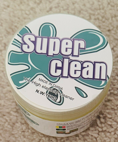 Гел за чистење Super Clean QLM-2011, повеќенаменски, 160g, жолт