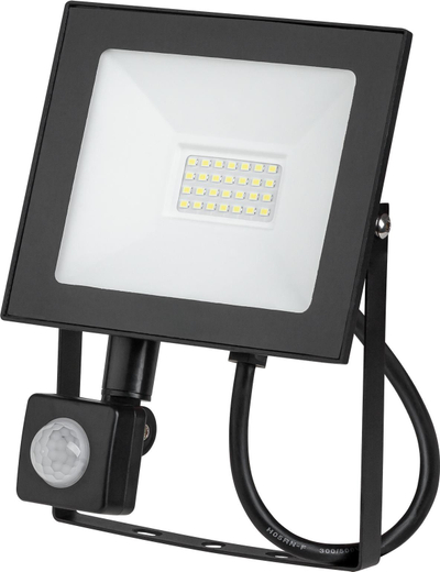 Reflektor LED Rebel Floodlight 20W, sensor zmbrëmjeje, 6500K, i bardhë
