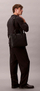Çantë laptopi Calvin Klein Embossed Monogram Logo Commuter, 13", për meshkuj, e zezë