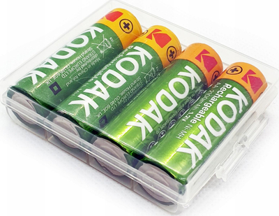 Kuti mbrojtëse baterish Xrec Battery Box, për 4x AA R6, transparente
