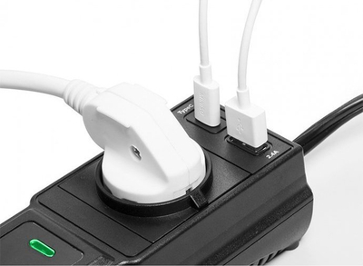 Inverter makine Technaxx TE21, 200W, 12V DC në 230V AC, i zi