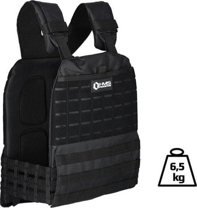 Jeleg i rënduar taktik HMS PREMIUM TKO07, peshë e rregullueshme, uniseks, i zi