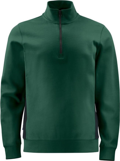 Работна блуза Projob Work Top 2128 Half Zip Sweatshirt, полутанџир, црна