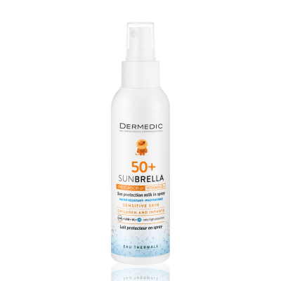 Sprej mbrojtës për fëmijë Dermedic SUNBRELLA SPF50+, 150ml