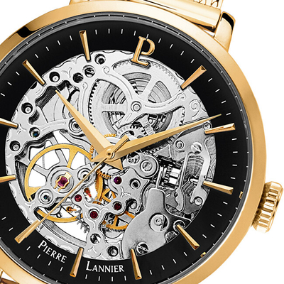 Orë dore Pierre Lannier Automatic Skeleton 309D538