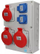 Distributori elektrik SPAMEL SB-003005-S0050-54, 2x5x32A 5x16A 2x3x16A, 32A, IP54