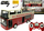 Lodër autobus me telekomandë Leantoys Double Decker Bus, 1:18, R/C 2.4G, e kuqe