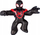 Figurë lodër Heroes of Goo Jit Zu Marvel Miles Morales Spider-Man, 11 cm, super elastike, e zezë me të kuqe