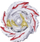 Lodër rrotë Beyblade Hasbro Abyss Devolos D6, Burst Surge, Speedstorm, e bardhë